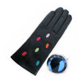 New style handmade fashion studs leather gloves